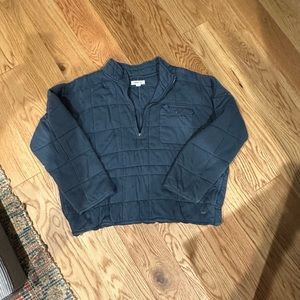 O’Neill quilted half zip jacket, L